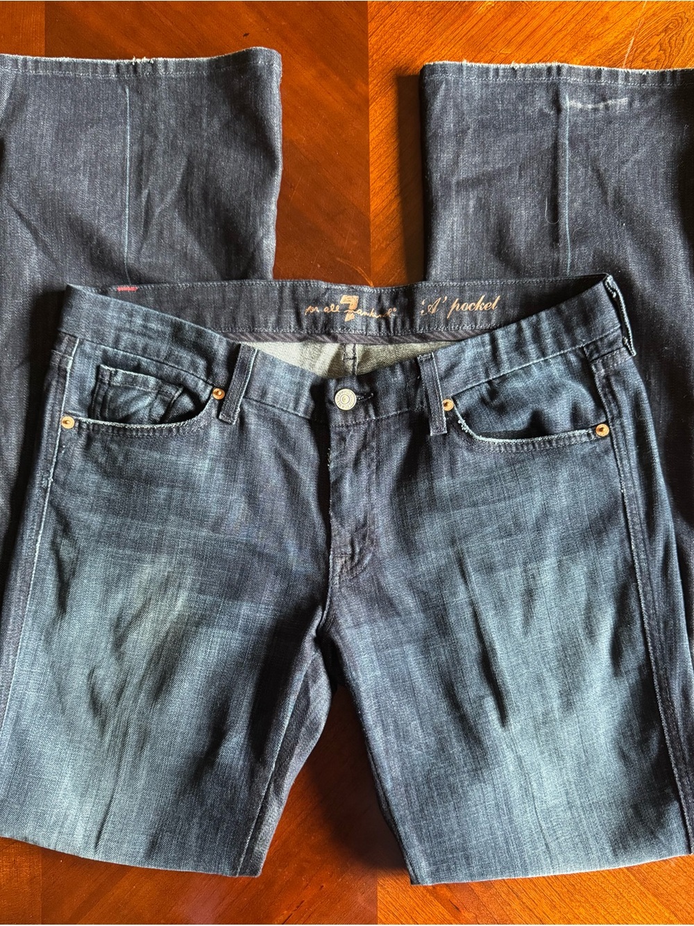7 For All Mankind A-Pocket Bootcut Flare Jeans Size 31